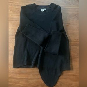 Madewell long sleeve with front knot shirt
